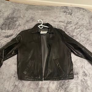 Vintage Leather Jacket- Wilson’s Leather Black- Size M